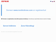 Tablet Screenshot of nordicdrone.com